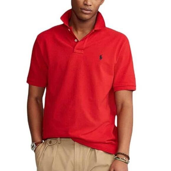 Ralph Lauren Polo Classic Fit Short Sleeve Red Polo size XL 0330 - Picture 1 of 7